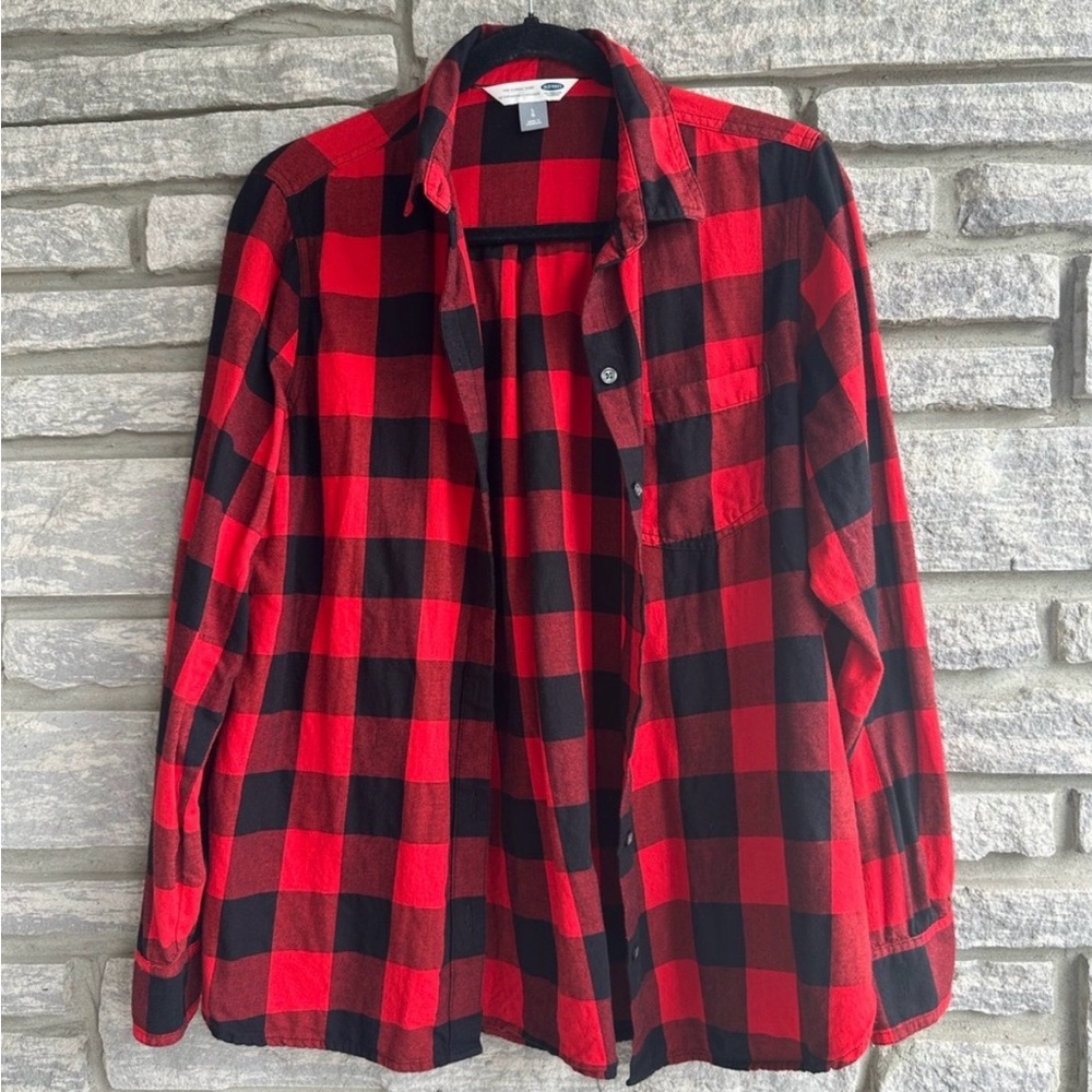 Old Navy - plaid button-up